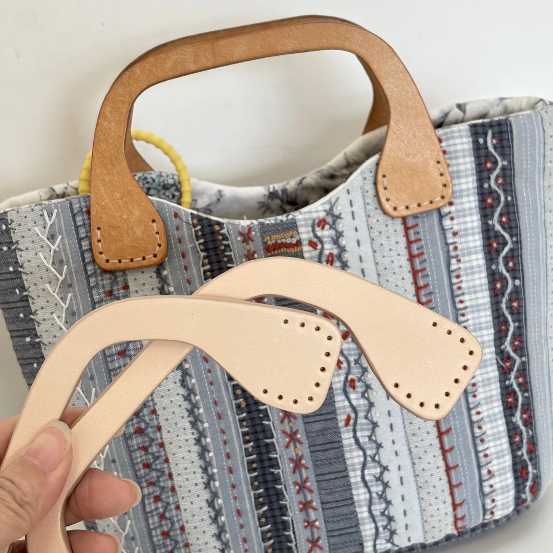 H1632 包包diy把手，原皮色到手一对