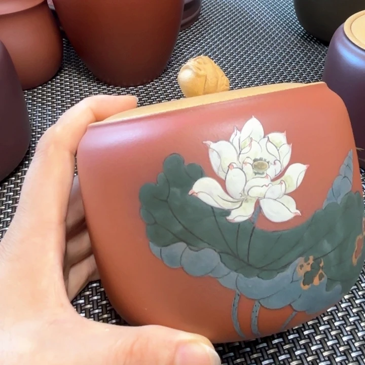 紫砂茶叶罐中高端紫砂茶叶罐
