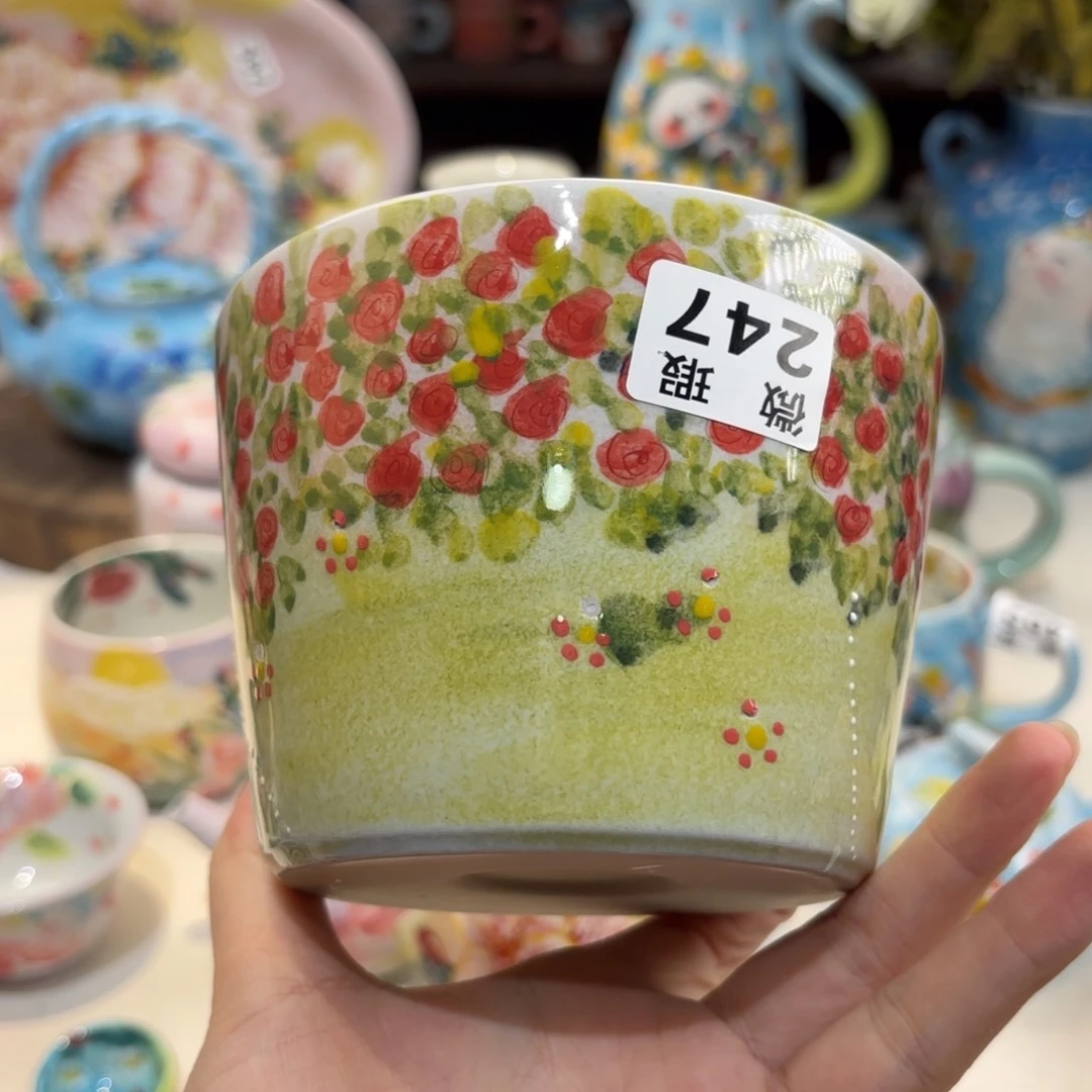 景德镇手绘高温釉下彩陶瓷茶具