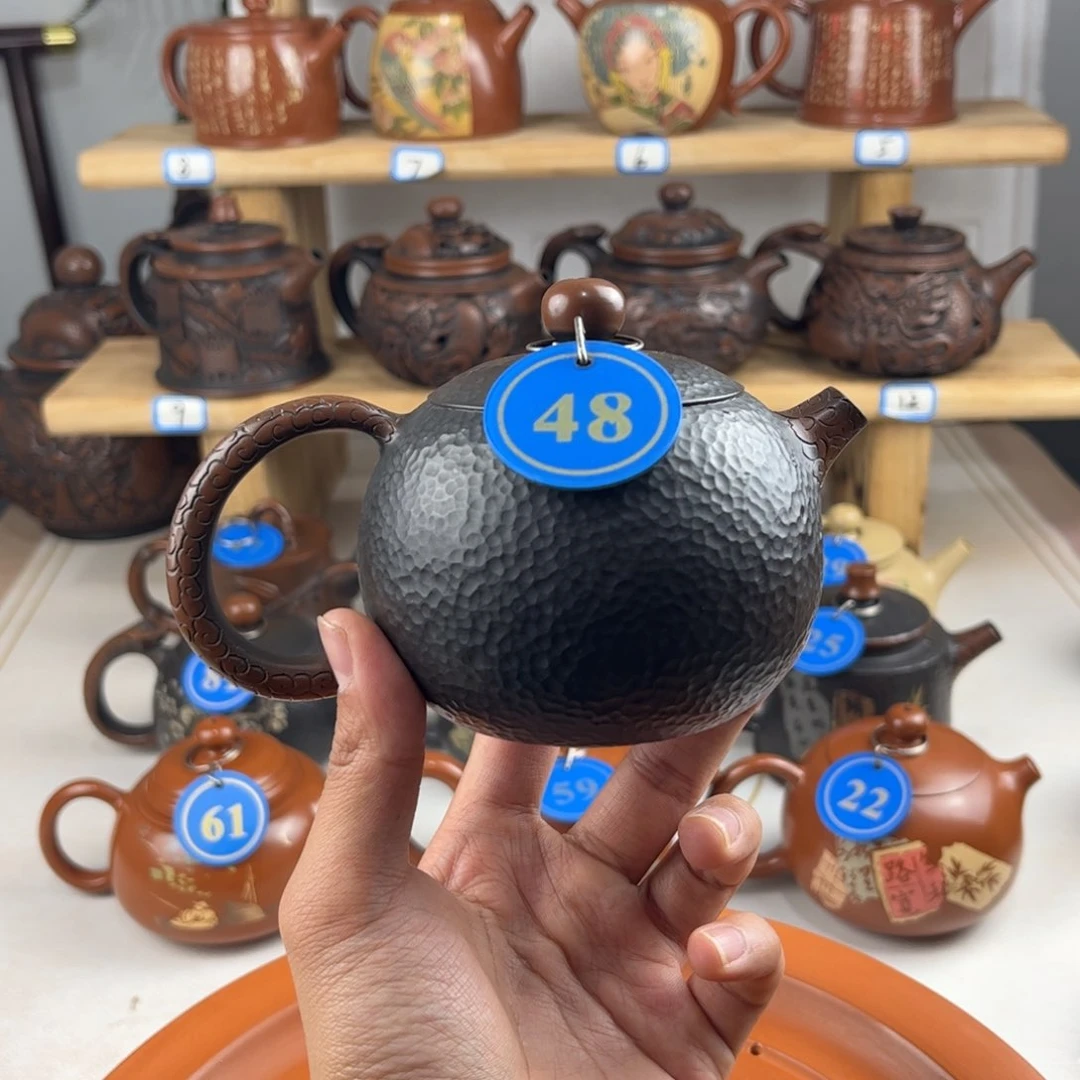 壶240cc 建水紫陶全手工制作，老匠人传承手艺