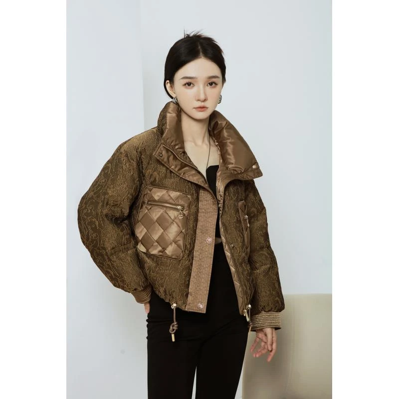 【格一专属】毕加索的人像画短款鹅绒服 370