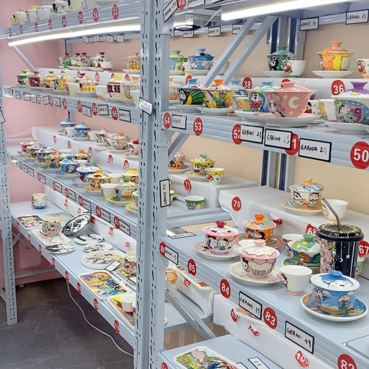 高温釉下彩纯手工手绘陶瓷