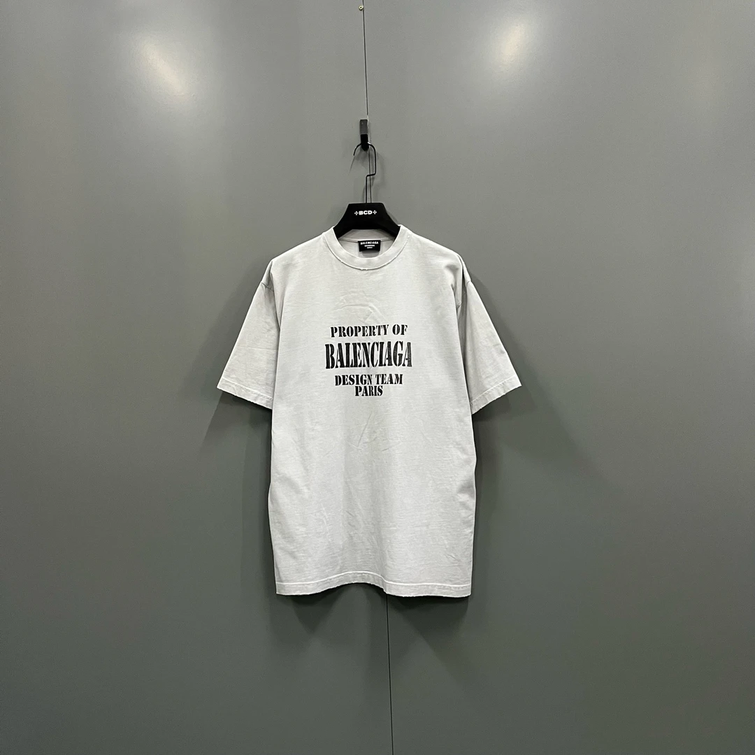 99新 Balenciaga/巴黎世家 jp918 字母印花短袖 XS 610951