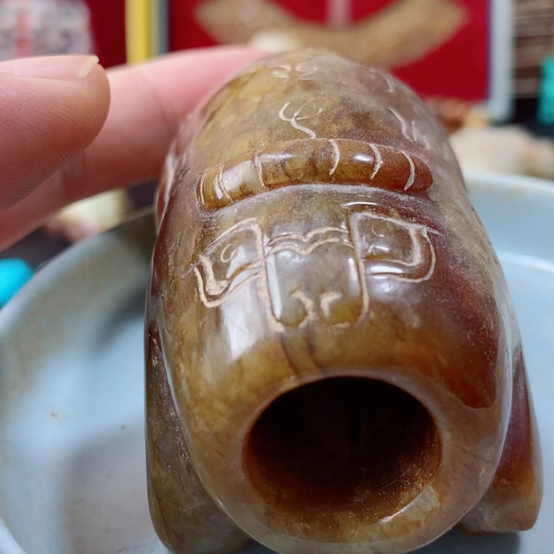 瓷片恭喜发财、平安喜乐