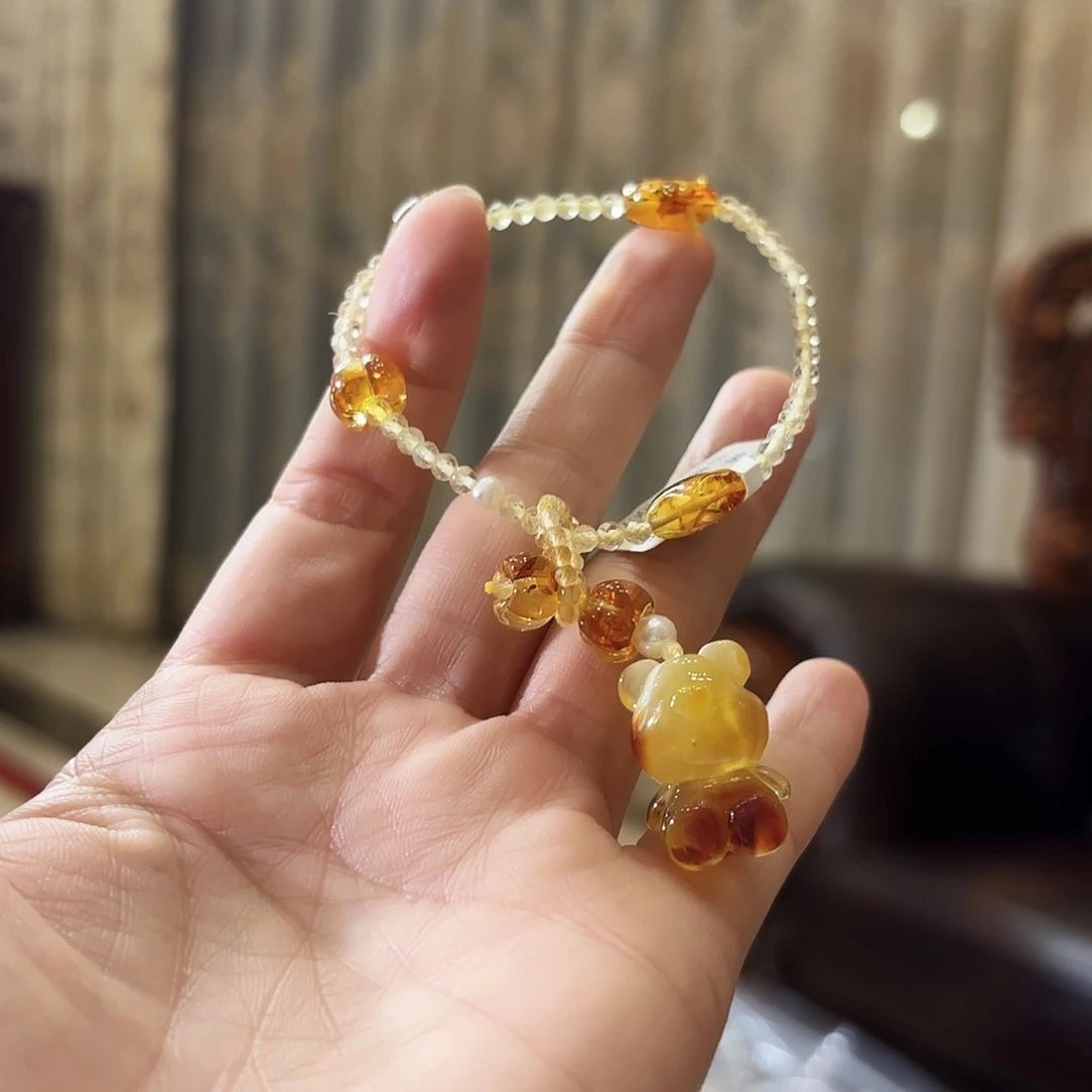 琥珀戒指未镶嵌琥珀