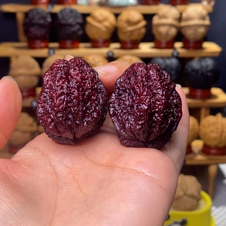 文玩核桃把件蝴蝶蝉42