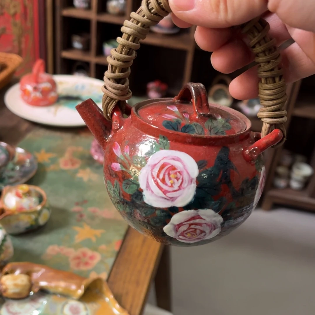 景德镇柴烧手工手绘陶瓷