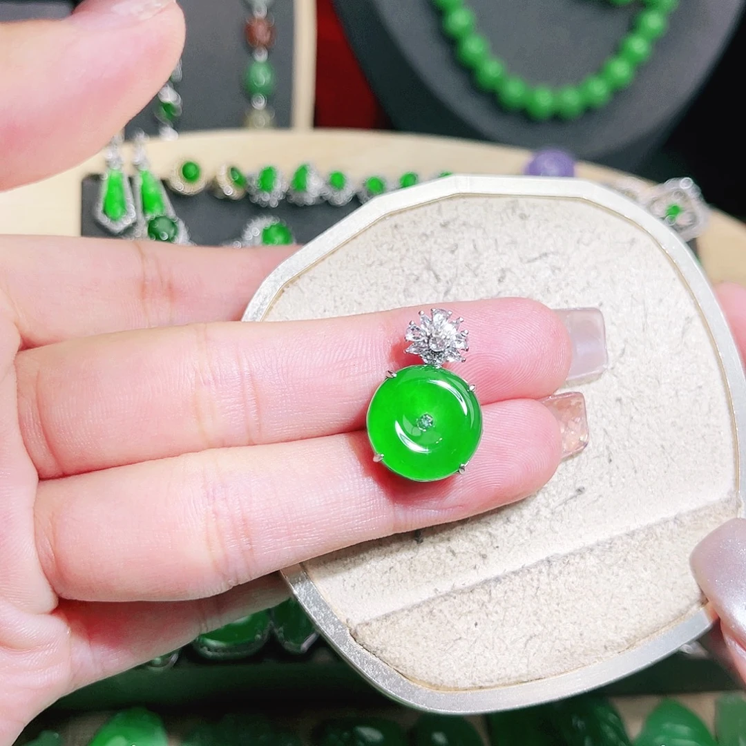 翡翠未镶嵌吊坠(不含链)裸石