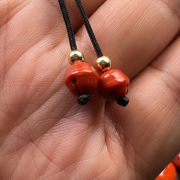 南红玛瑙未镶嵌弟子珠