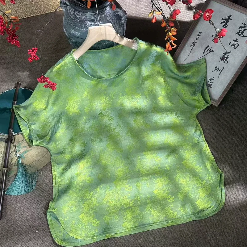 夏季新款浮生若梦新中式圆领上衣