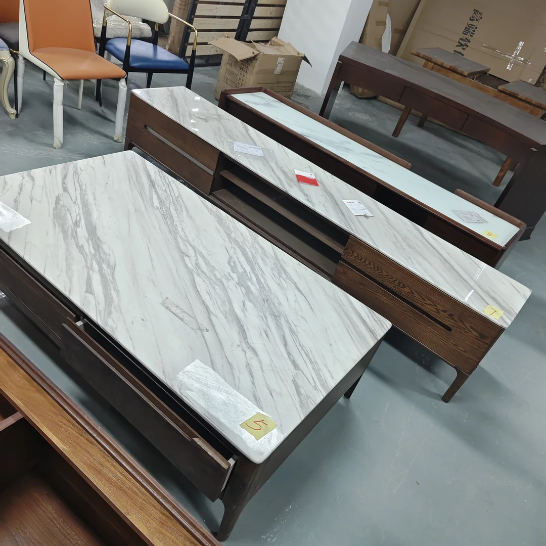 微瑕 某顾某家电视柜岩板  极简意式创意客厅尺寸： 2.2*40*45