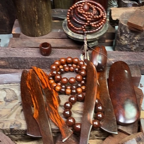 海***克木印度小叶紫檀木料