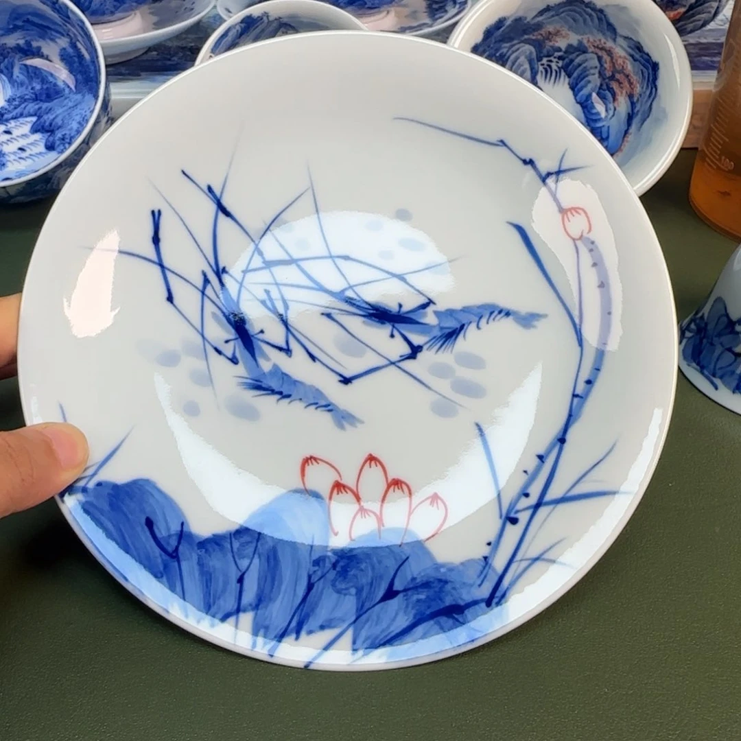 景德镇纯手绘茶具圆圆297