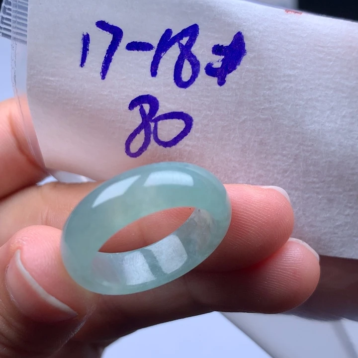 6***6定制翡翠未镶嵌戒圈