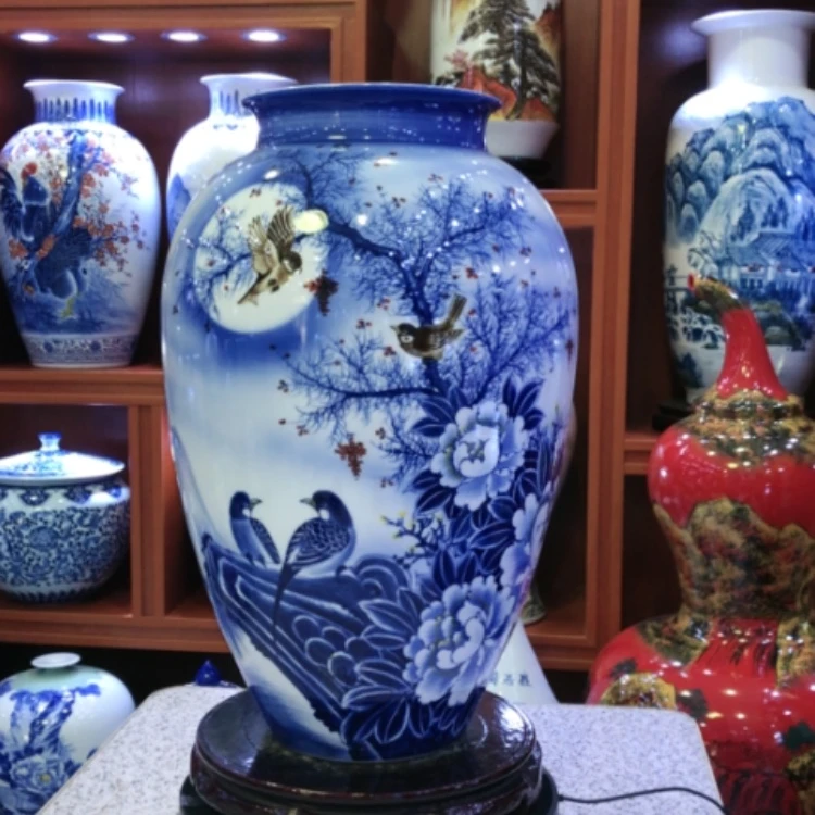 【闪购商品】瓷片景德镇大师作品瓶