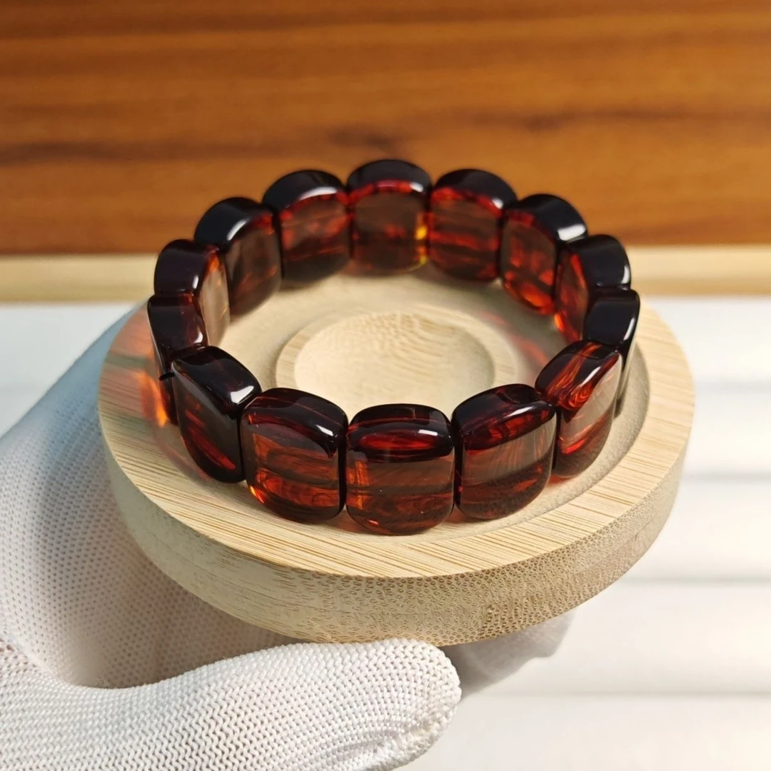 血丝珀手排血丝珀手串男女款饰品时尚礼物百搭