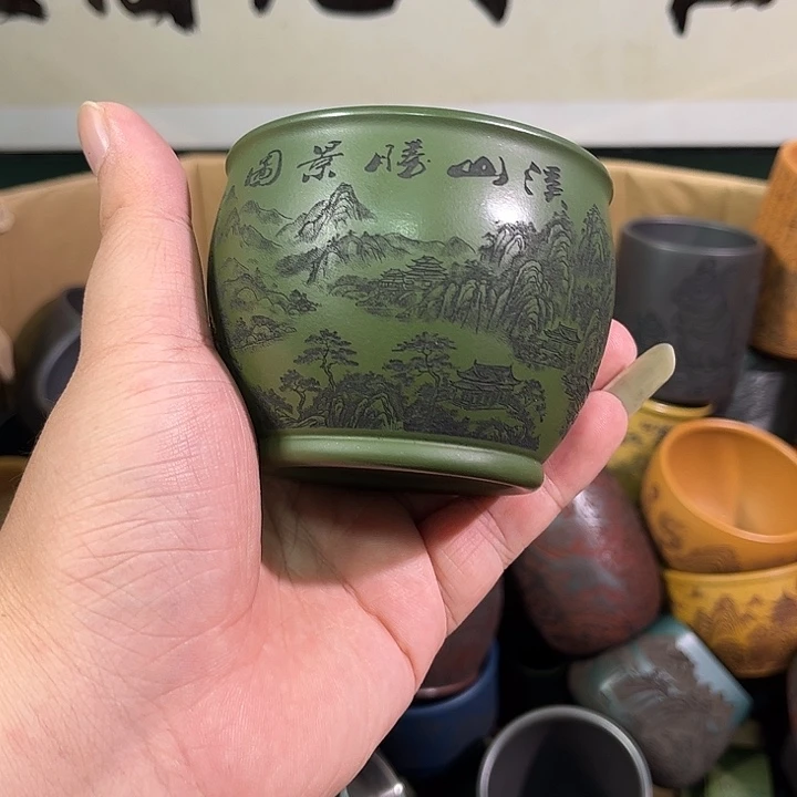 茶杯紫砂全手工紫砂主人杯