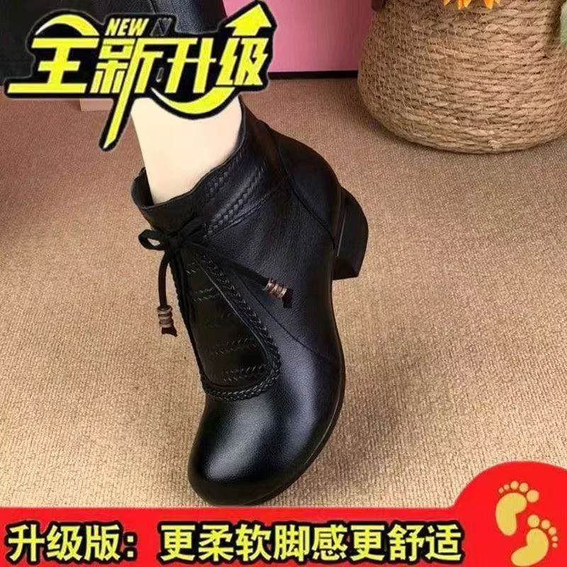 【赠送运费补贴】新款秋冬舒适百搭不累脚低跟超软女士单鞋棉鞋保暖