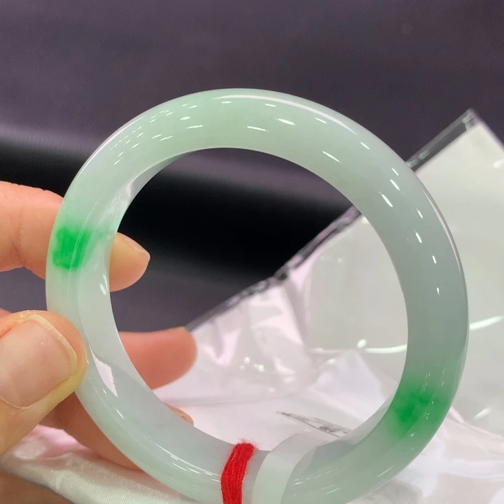 未镶嵌手镯翡翠正圈52-53