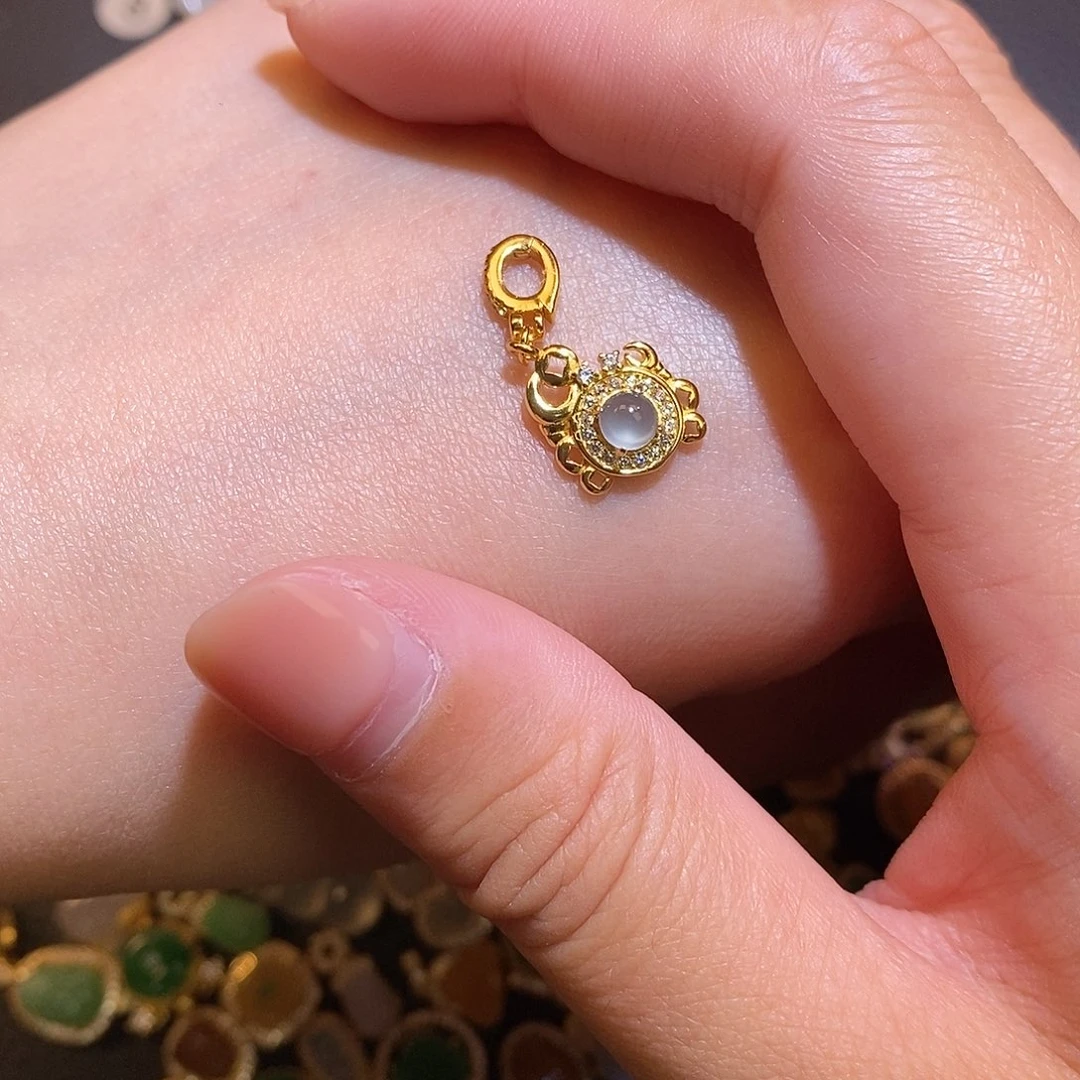 翡翠银S925镶嵌项链