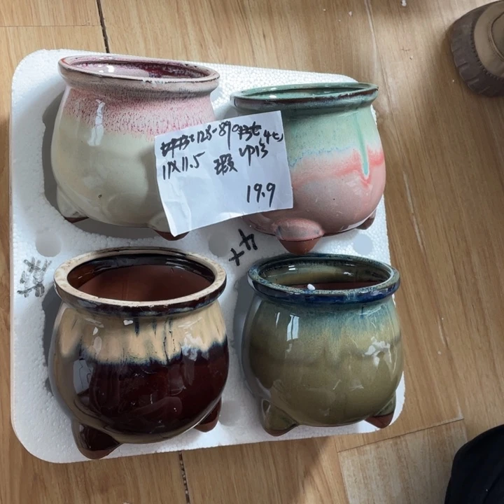 粗陶多肉花盆微瑕890