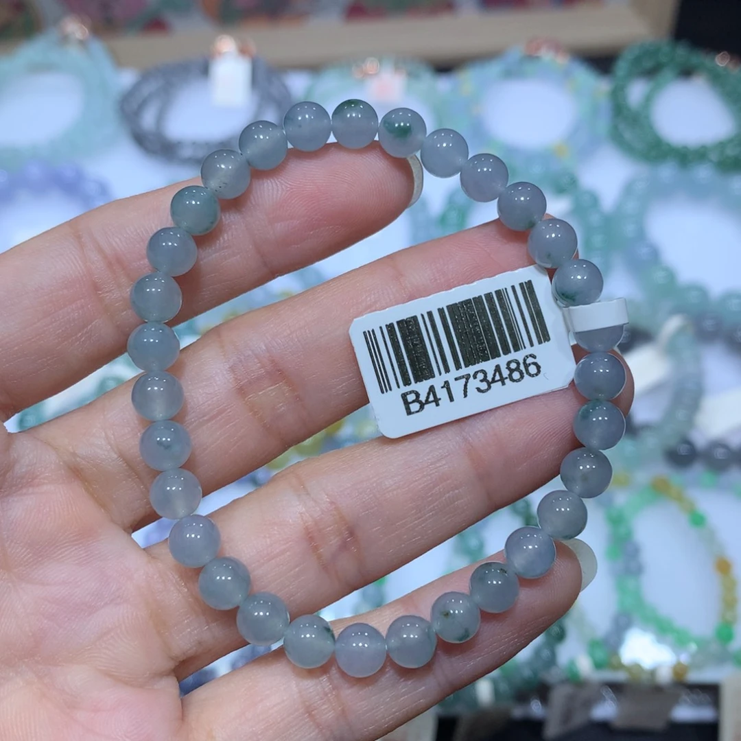 未镶嵌手串翡翠天然