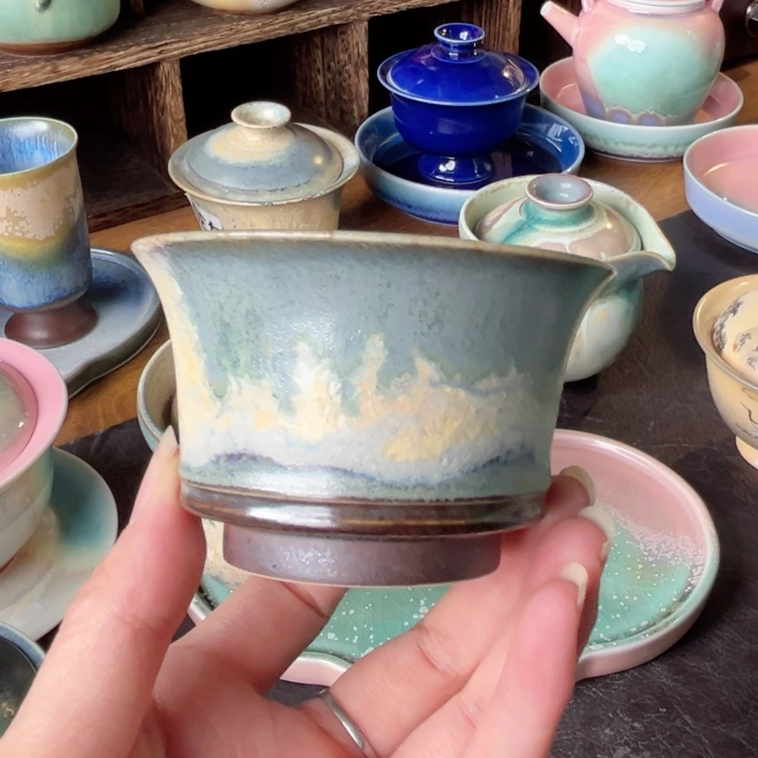 盘强****强纯手工制作柴烧茶器