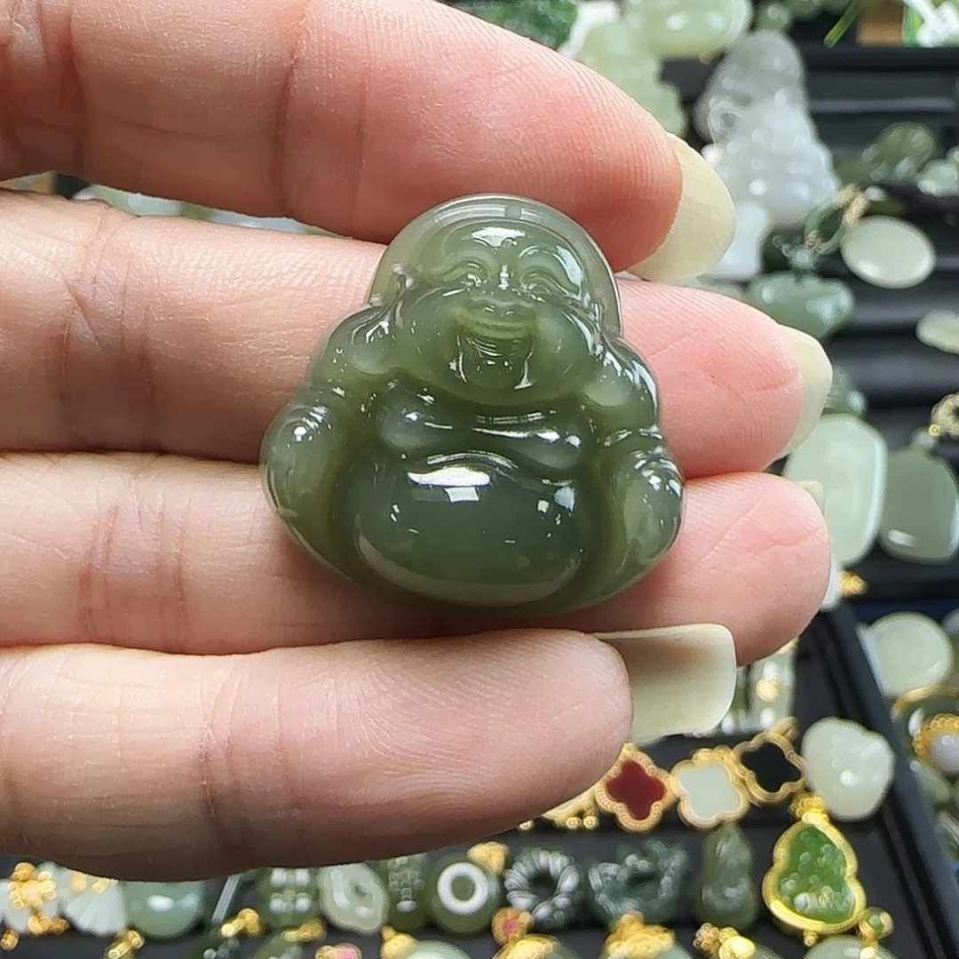 吊坠(不含链)未镶嵌和田玉啊*