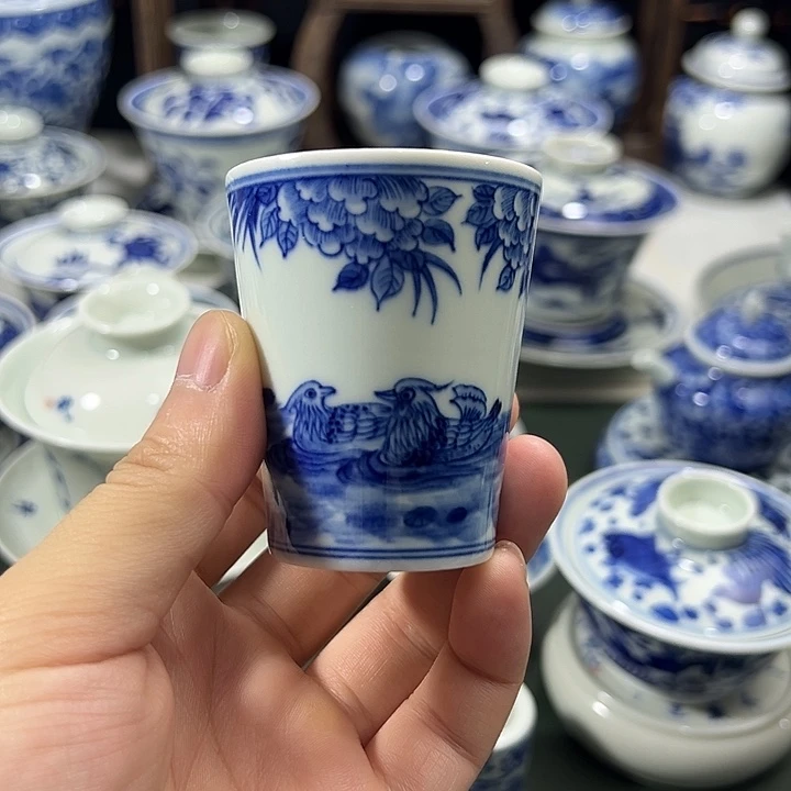 柴窑鸳鸯戏水可乐