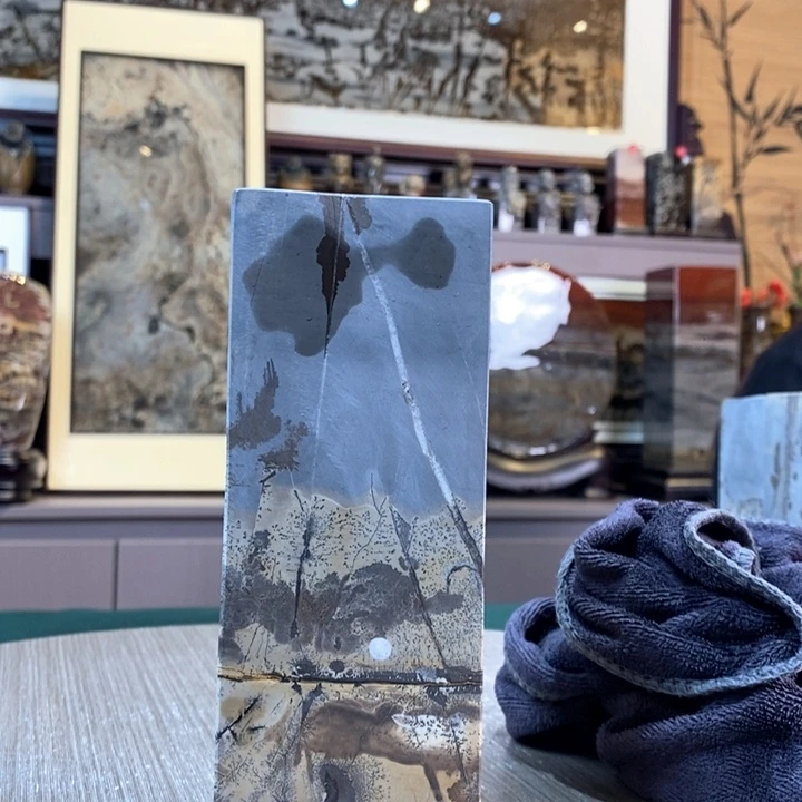 *****石材广西国画石草花石