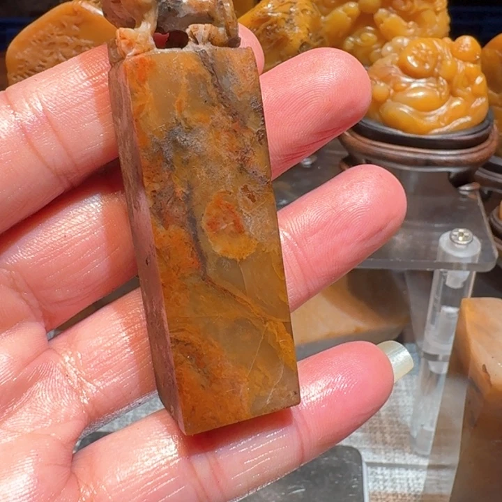 寿山石古**情寿山石石头