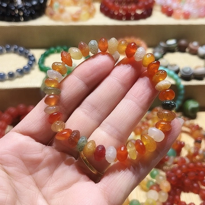 玛瑙/玉髓未镶嵌手链