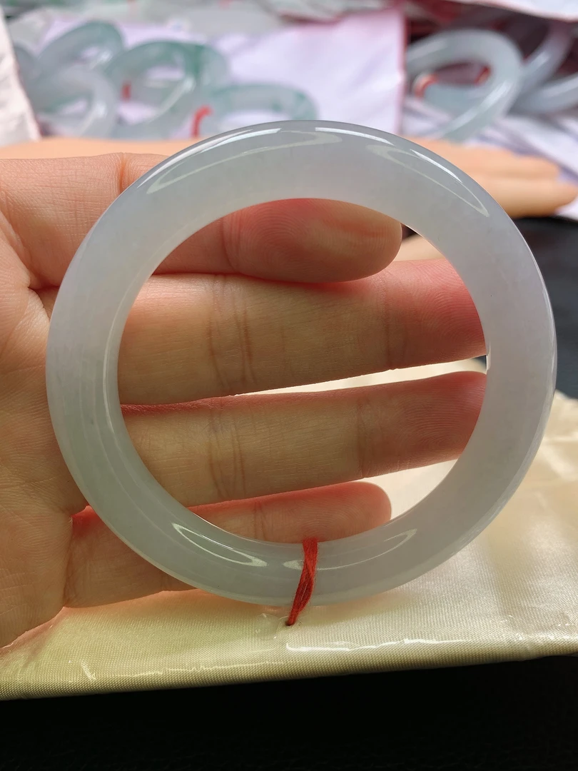 缅甸天然A货翡翠精品手镯54/10/9.9