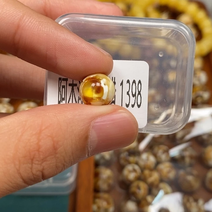 把件猴头核桃沁色圆珠老型1398