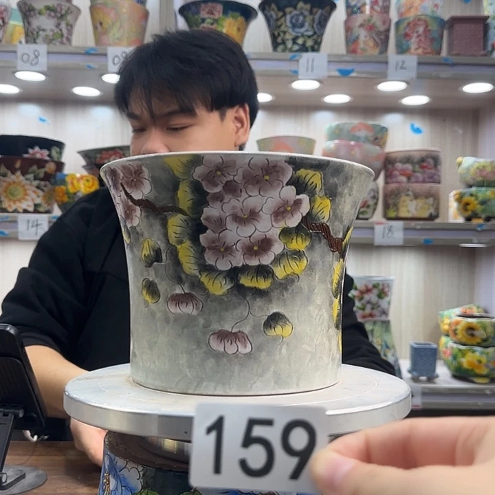 紫砂花盆瑕疵瑕疵159