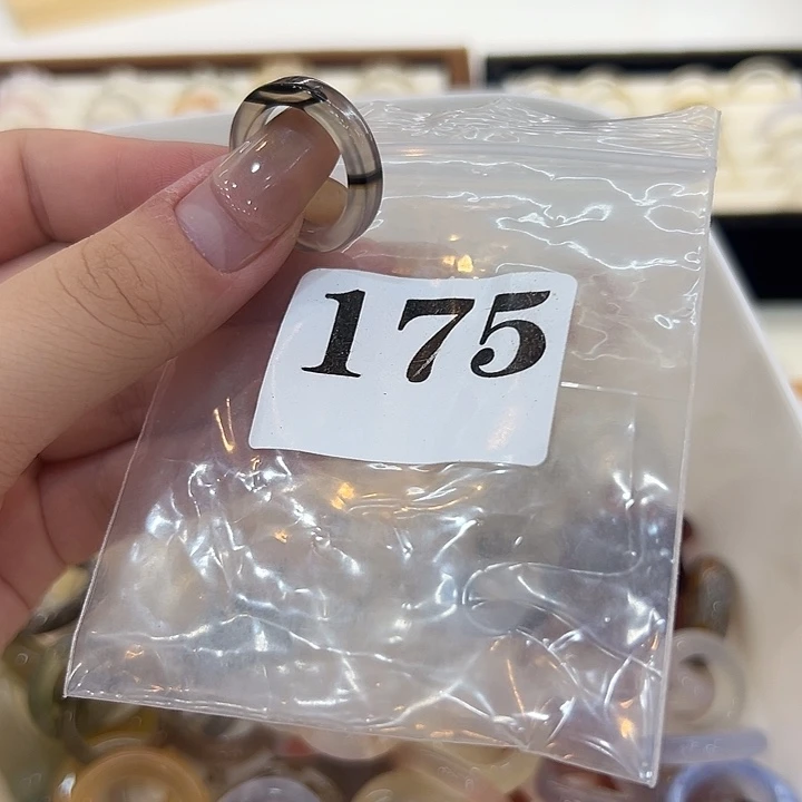 玛瑙/玉髓合金戒指175港14
