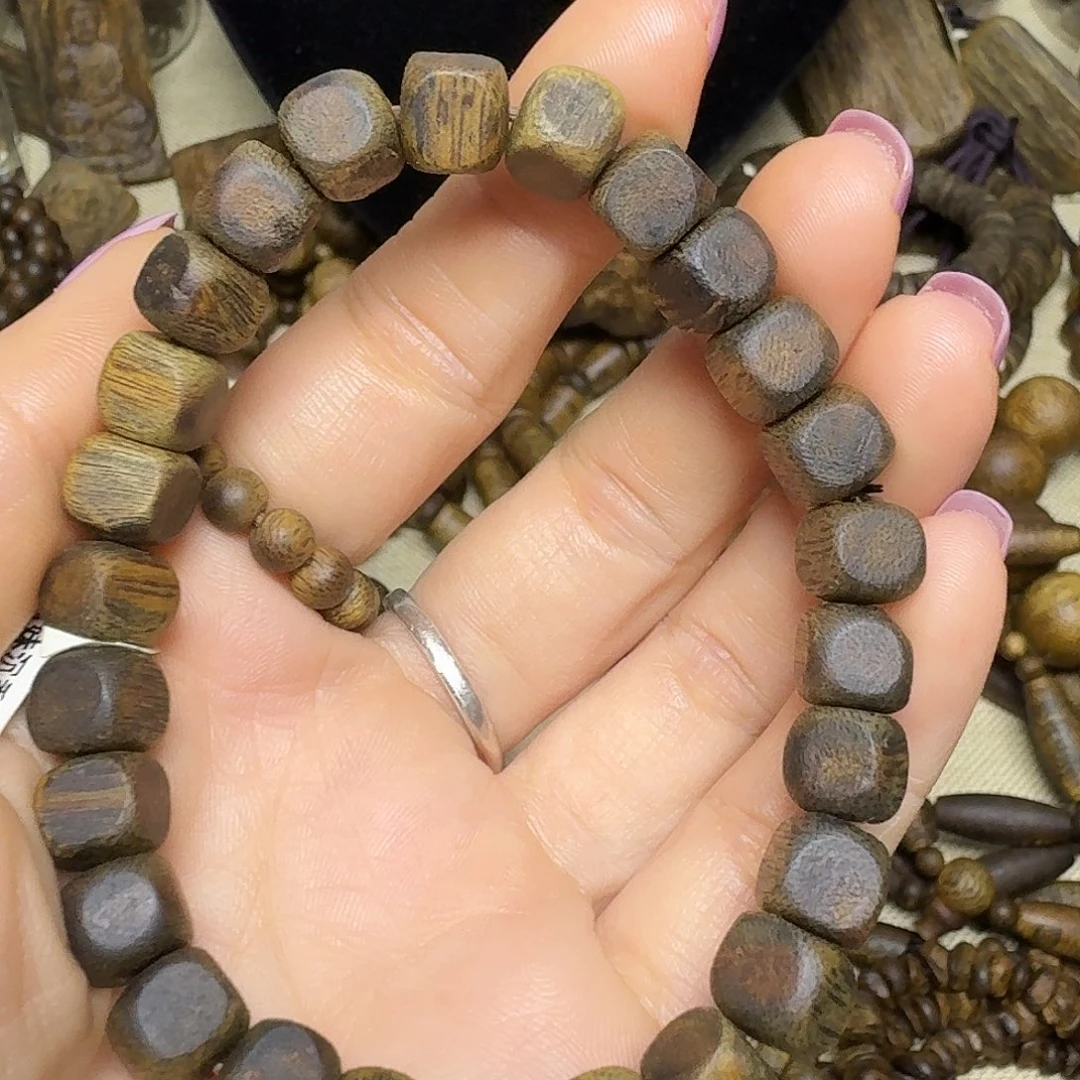 手串沉香方糖紫罗兰卡8-10克多样性发货一条