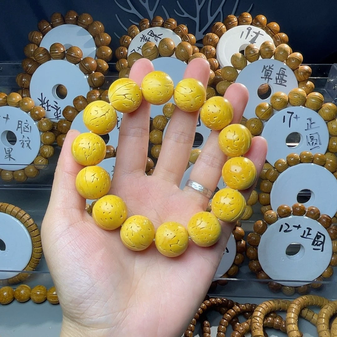 灰***⁸脑纹桃核正圆18+尺寸
