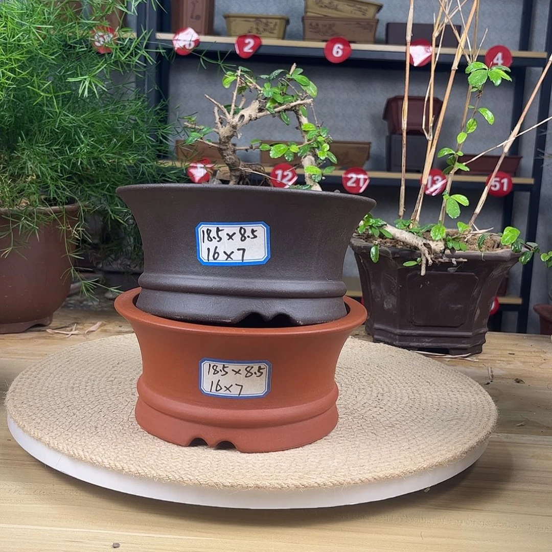 紫砂花盆紫砂花盆