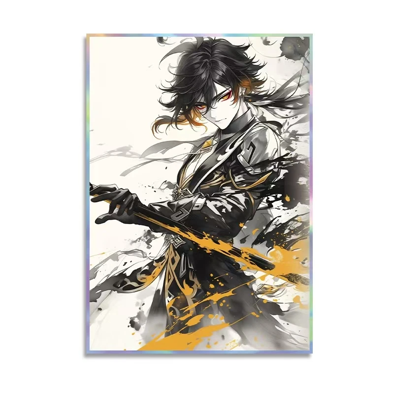 原神珍藏A5亚克力色纸同人二创胡桃钟离魈芙宁娜神子草神画师授权