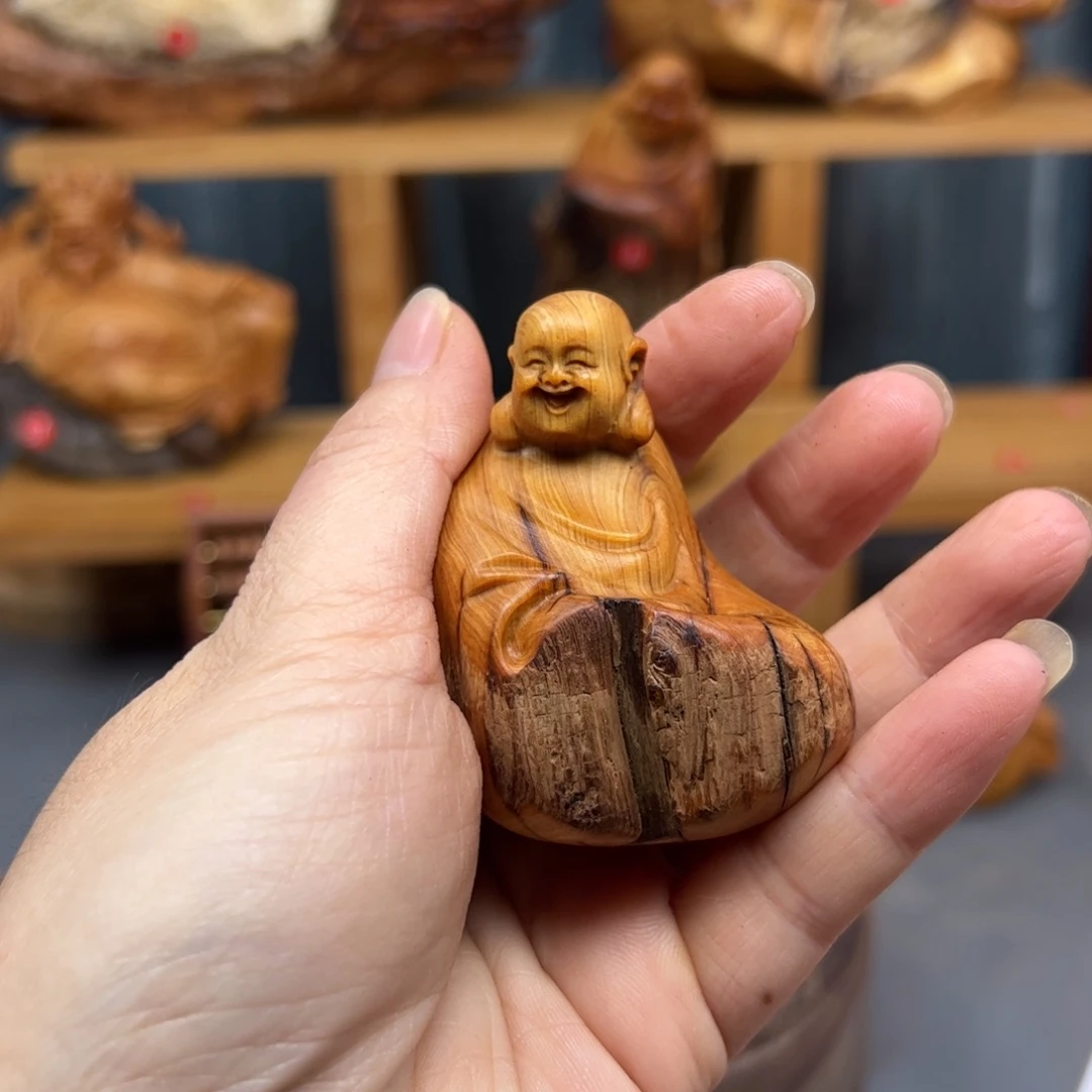 柏木崖柏木摆件手把件，9