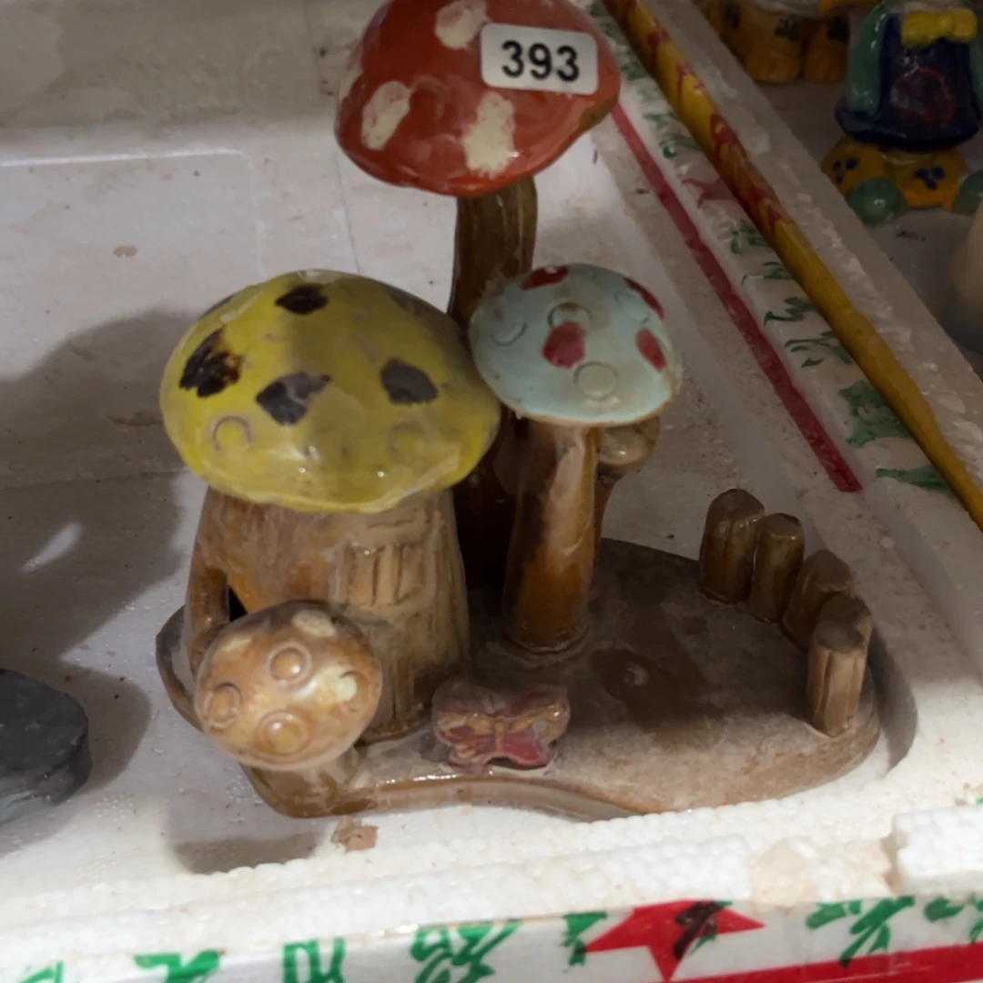 摆件纯手工抽象陶瓷摆件微瑕393