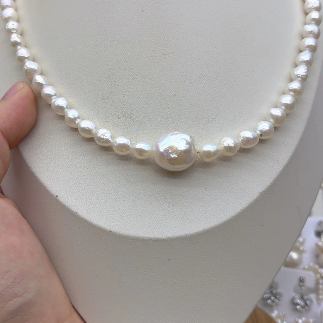 淡水珍珠未镶嵌颈饰