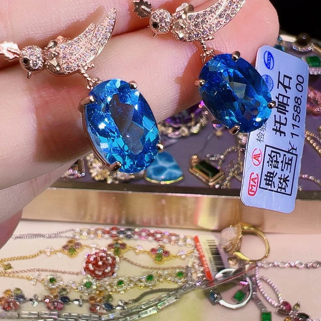 银S925镶嵌托帕托帕石