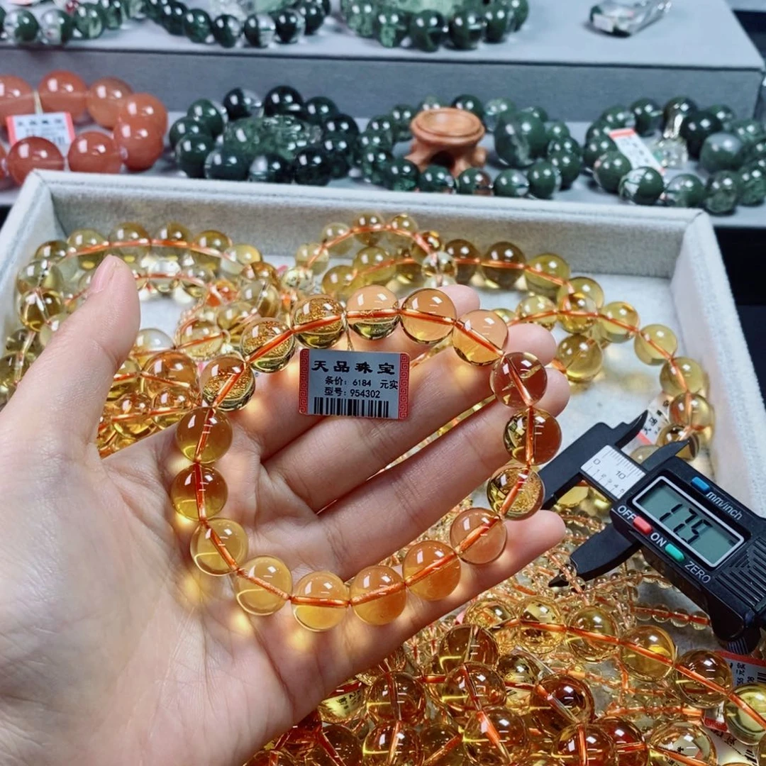 水晶手链未镶嵌黄水晶954302