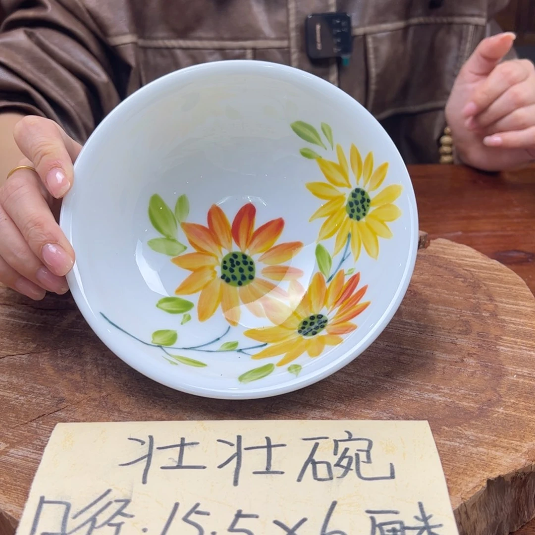 瓷片景德镇陶瓷手工手绘制作