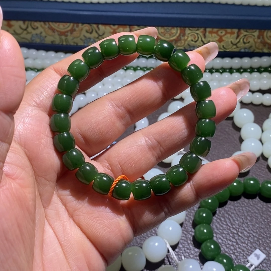 和田玉手链未镶嵌哼**嘿