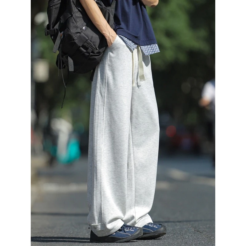 铬安踏雁运动百搭垂感休闲裤子男士春秋夏季2025新款宽松