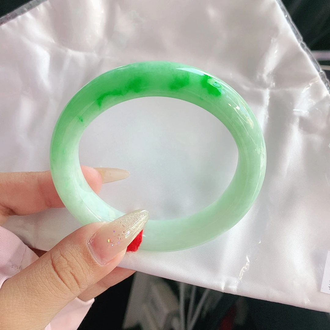未镶嵌手镯翡翠57圈1765