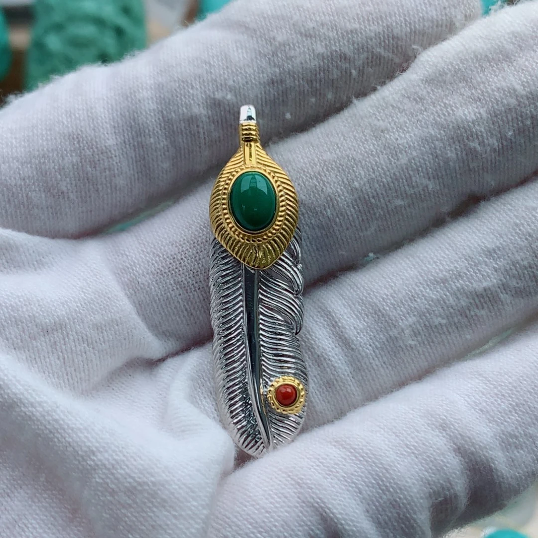 绿松石银S925镶嵌配饰